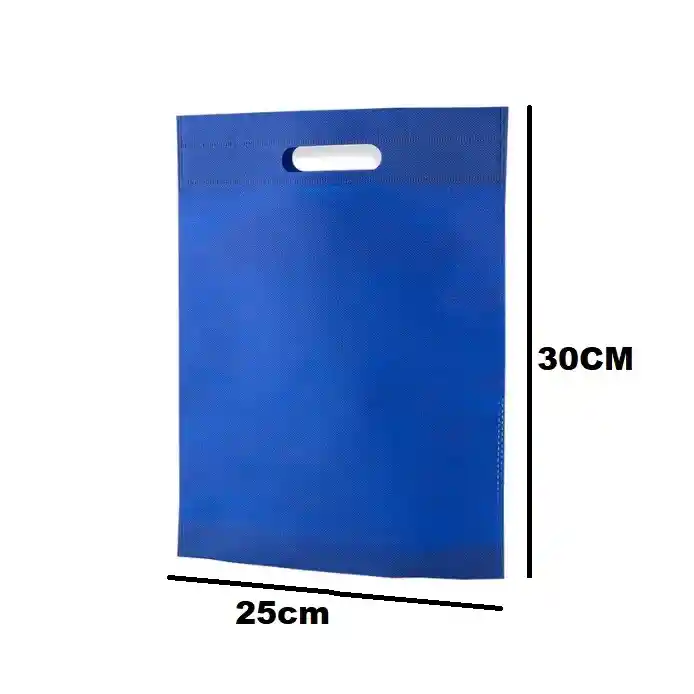 Bolsa Cambrel 25x30cm Azul Rey Con Ojal