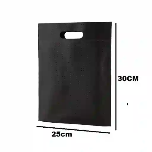 Bolsa Cambrel 25x30cm Negra Con Ojal