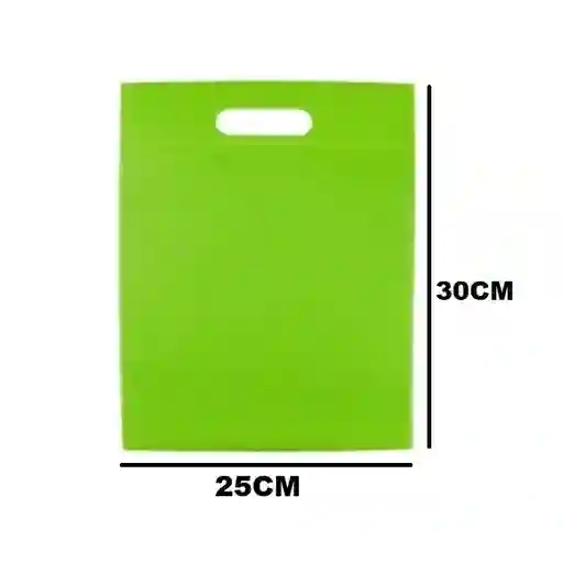 Bolsa Cambrel 25x30cm Verde Viche Con Ojal