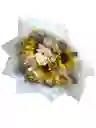 Girasoles Y Rosas Blancas En Ramo