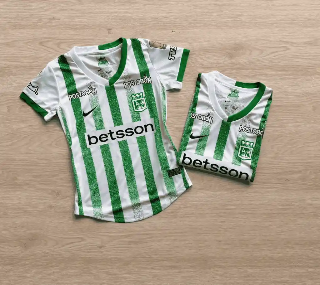 Camiseta Atlético Nacional 2025 Para Mujer Talla S
