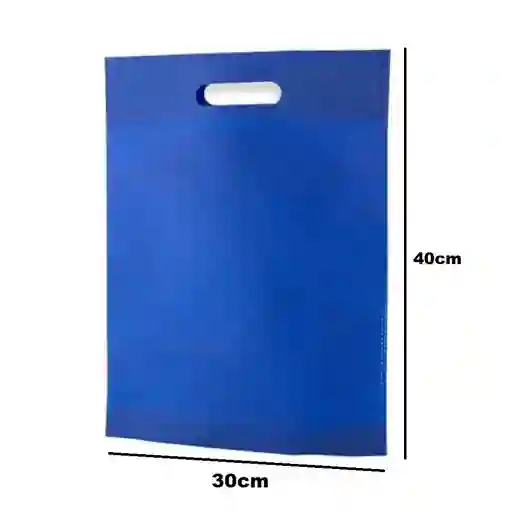 Bolsa Cambrel 30x40cm Azul Rey Con Ojal