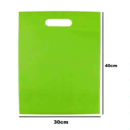 Bolsa Cambrel 30x40cm Verde Viche Con Ojal