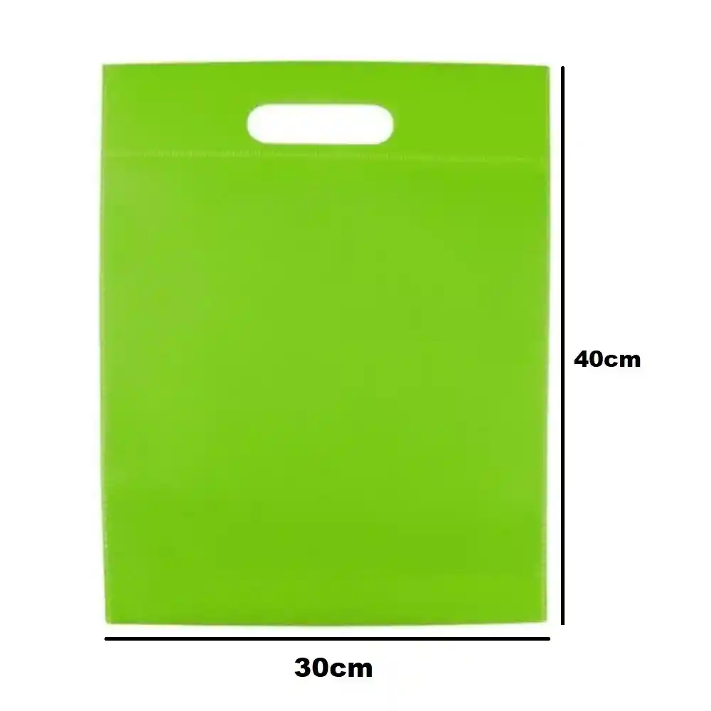 Bolsa Cambrel 30x40cm Verde Viche Con Ojal