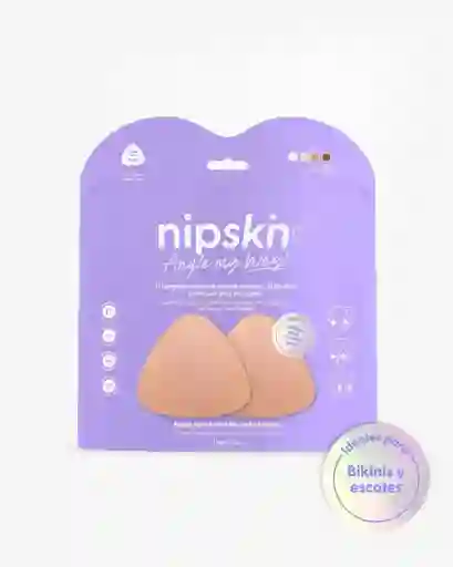 Cubre Pezones De Silicona Reutilizable Triangle Color Cappuccino Np057 Nipskin Copa B-d+