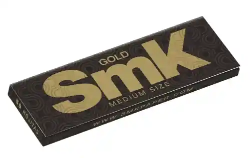 Smk Gold Smoking Medium Size Paper