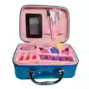 Maleta Kit Maquillaje Stitch Angel Niñas Juguete Esmaltes
