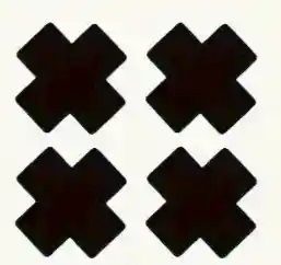 Tapa Pezones Negros 2 Pares