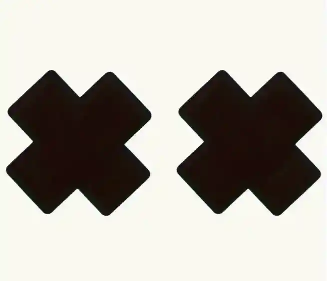 Tapa Pezones Negros 2 Pares
