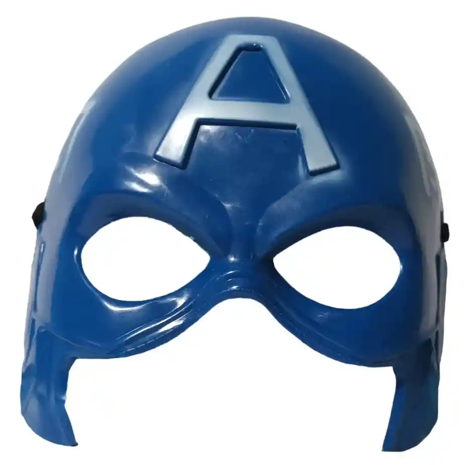Mascara Capitán America Avengers Disfraz Para Niños