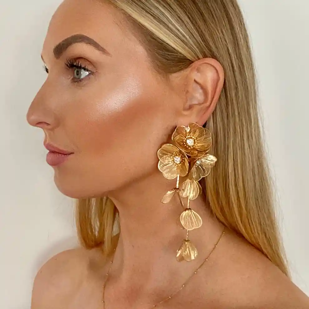 Aretes Flores De Otoño