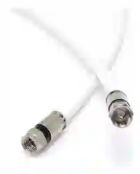 Cable Coaxial Rg6 Por 5 Metros Con Terminales