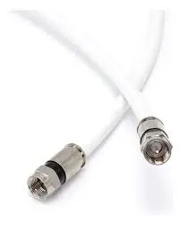 Cable Coaxial Rg6 Por 8 Metros Con Terminales