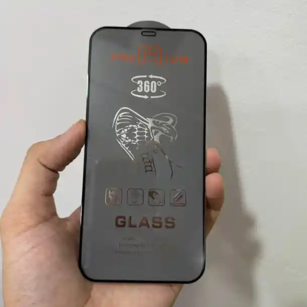 Vidrio Templado Iphone 16 Pro / 360° / Cobra - Premium