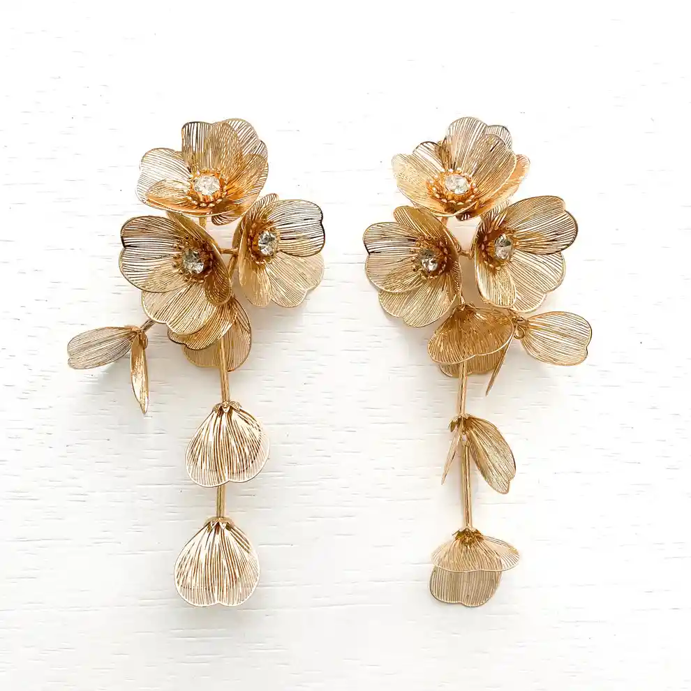 Aretes Flores De Otoño