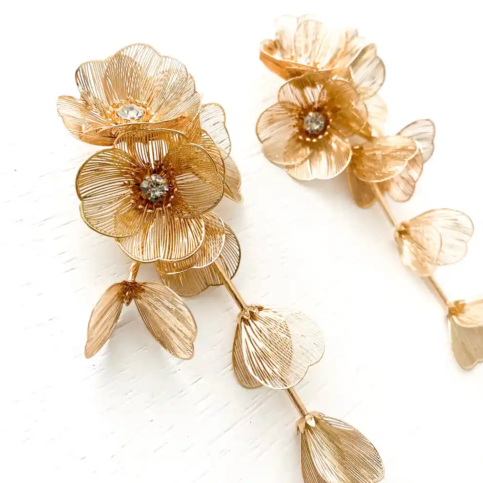Aretes Flores De Otoño