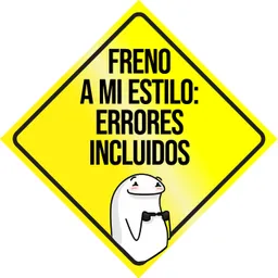 Aviso Letrero Adhesivo Aprendiz A Bordo 2und Reflectivo