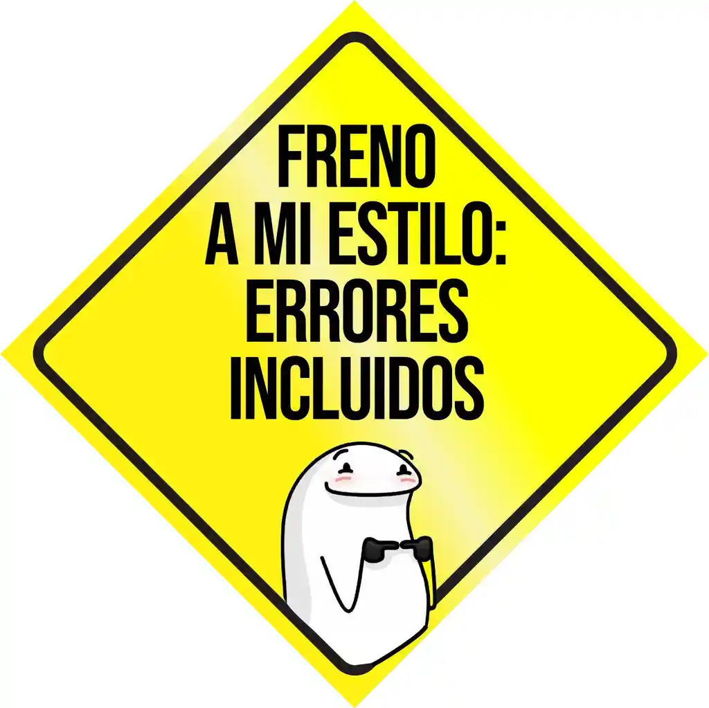 Aviso Letrero Adhesivo Aprendiz A Bordo 2und Reflectivo