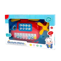 Piano Helicoptero Sonidos Numeros Juguete + Baterias