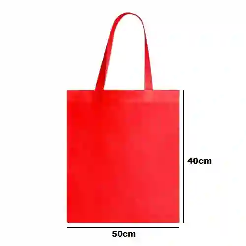 Bolsa Cambrel Con Manigueta 40x50x13 Cm Roja