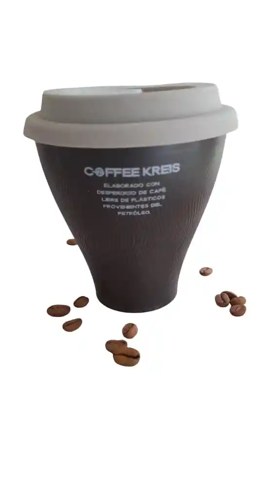 Taza De Café Elaborada Con La Borra Del Café