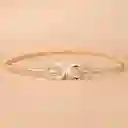 Cinturón Metalico Elástico Dorado