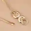 Cinturón Metalico Elástico Dorado