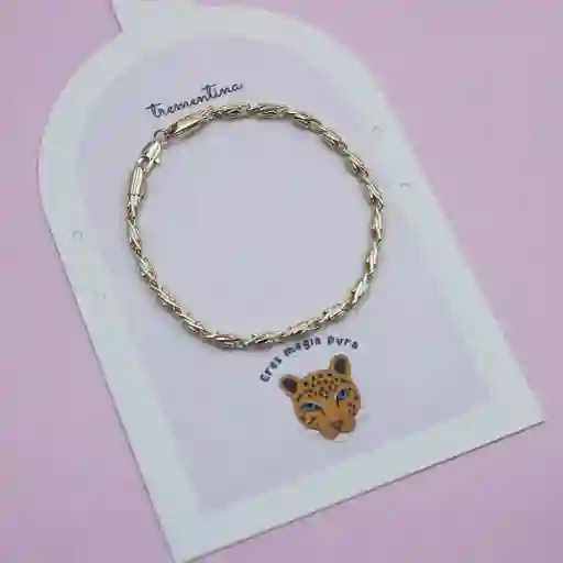 Pulsera Dorada Ondulada