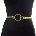 Cinturón Metalico Elástico Dorado