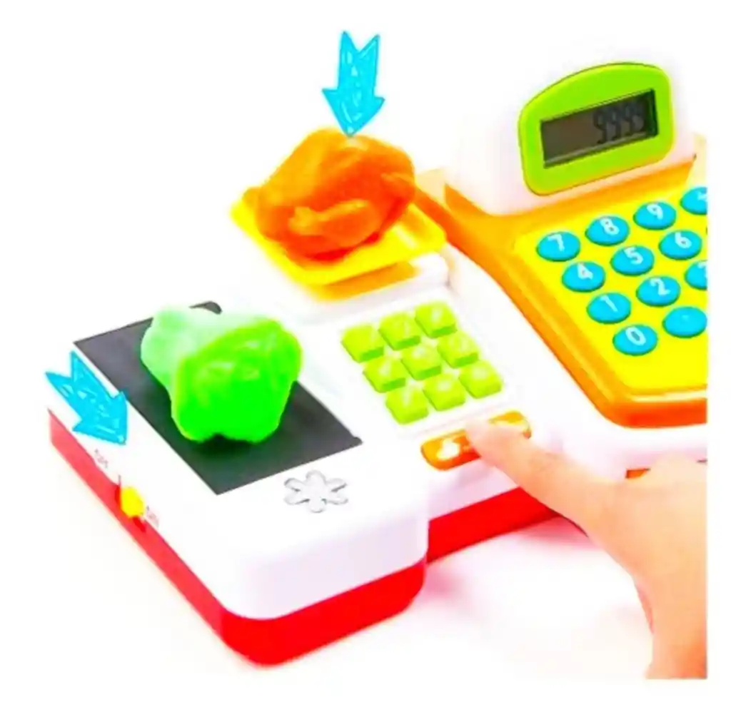 Caja Registradora Súper Market Juguete 41x20x19cm