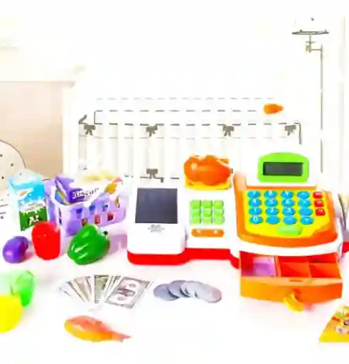 Caja Registradora Súper Market Juguete 41x20x19cm