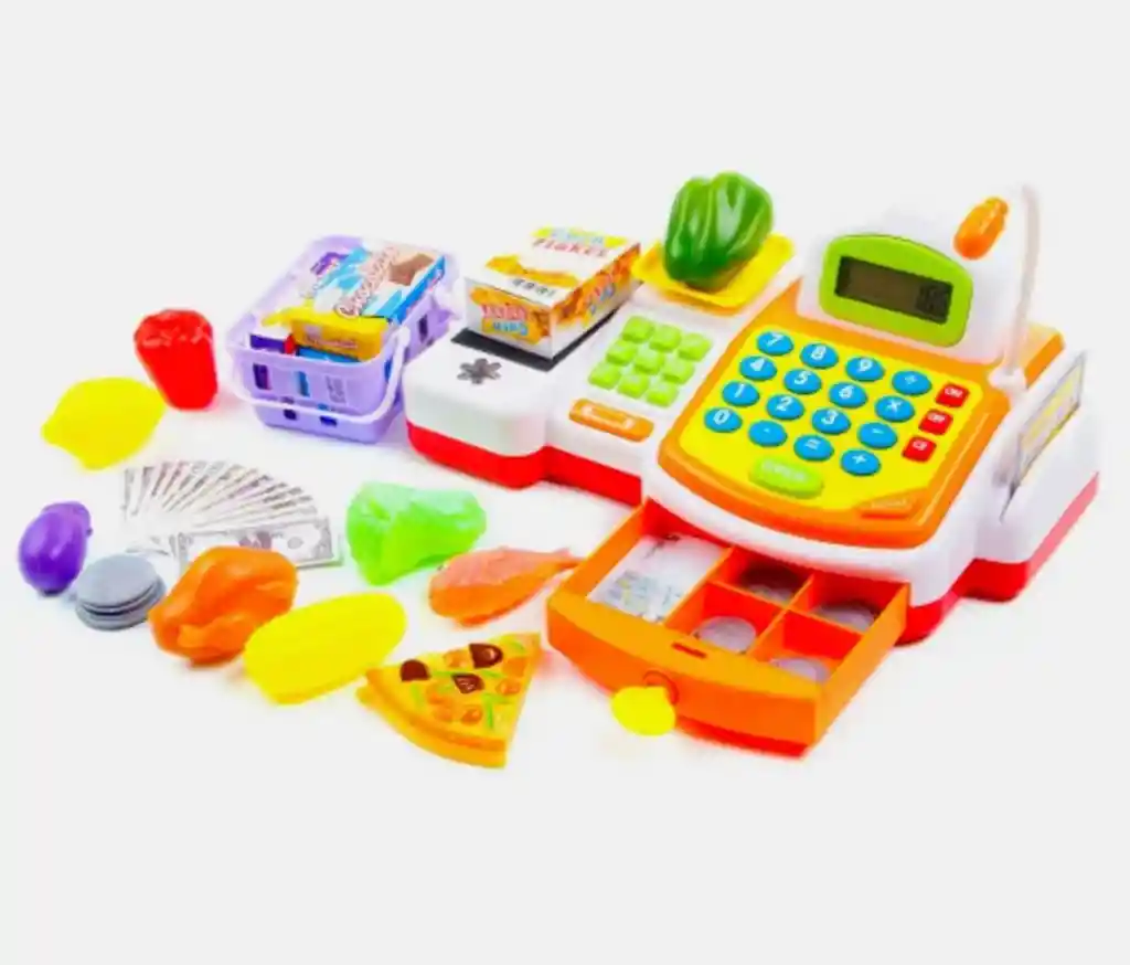 Caja Registradora Súper Market Juguete 41x20x19cm