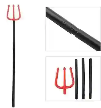 Trinche Tridente De Diablo Accesorio Halloween Disfraz