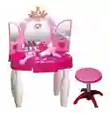Juguete Tocador Para Niña Con Luces Sonidos Silla Y Accesorios