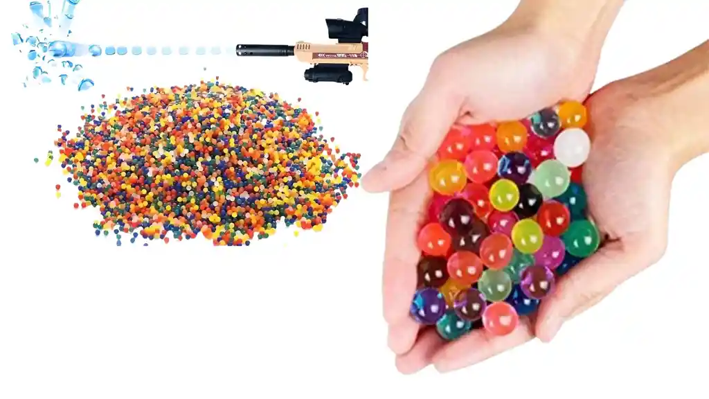 10000 Bolas De Hidrogel Orbeez Municiones Decorativo Multicolor
