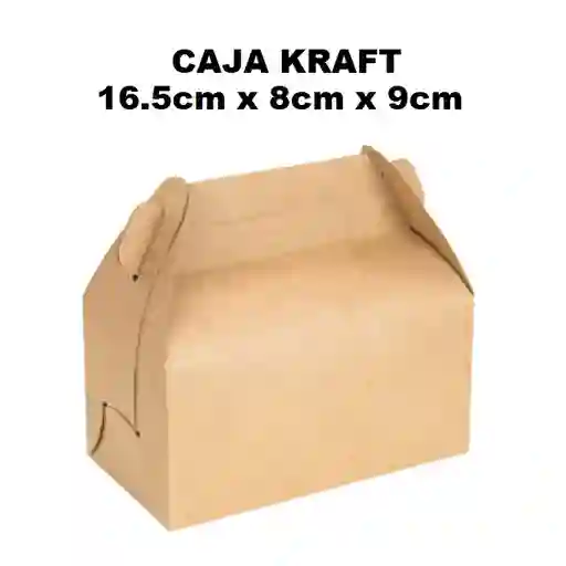 Caja De Kraft Regalo 16.5x8x9 Cm