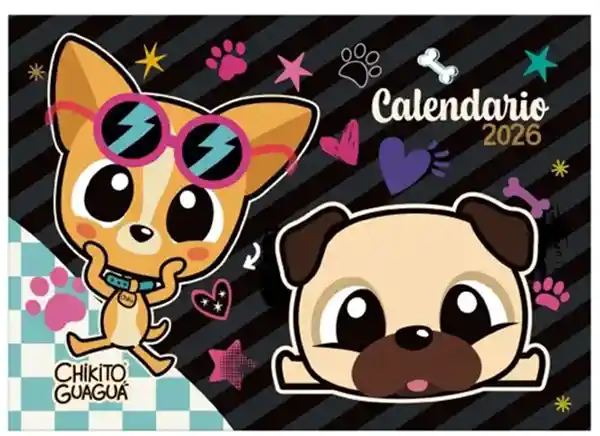 Calendario 2026 Chikito Guagua