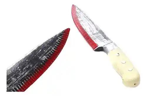 Cuchillo Con Sangre Accesorio Disfraz Halloween