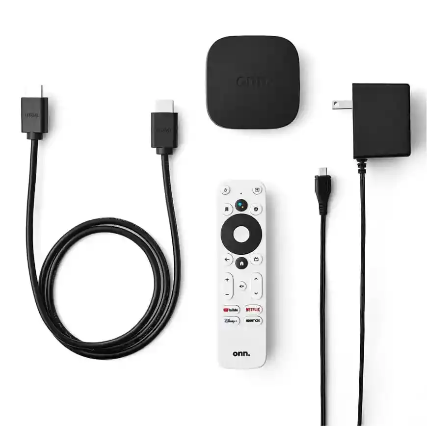 Watch Onn Streaming 4k Convertidor Smart Tv Uhd Google Tv Asistente De Voz