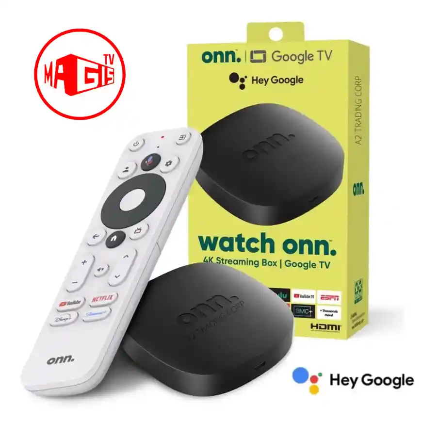 Watch Onn Streaming 4k Convertidor Smart Tv Uhd Google Tv Asistente De Voz
