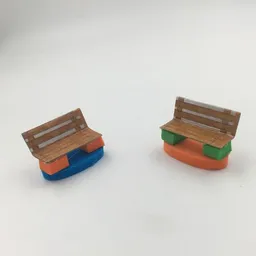 Sillas De Parque X2 Para Maquetas