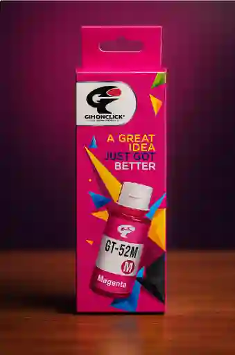 💖 Tinta Magenta Gihonclick Gt-52m 100ml – Compatible Con Hp Ink Tank / Smart Tank