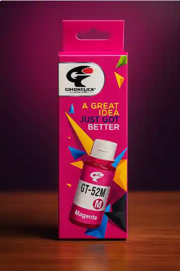 💖 Tinta Magenta Gihonclick Gt-52m 100ml – Compatible Con Hp Ink Tank / Smart Tank