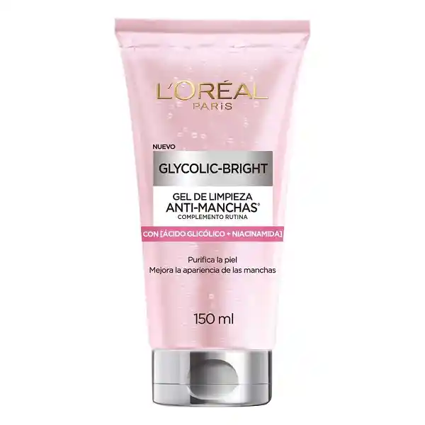 Gel Limpiador Anti-manchas Loreal Paris Glycolic Bright 150ml