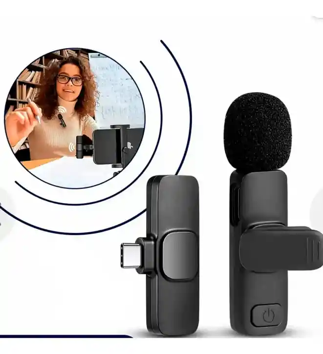 Micrófono K8 Inalámbrico Reducción De Ruido Tipo C -lightnig