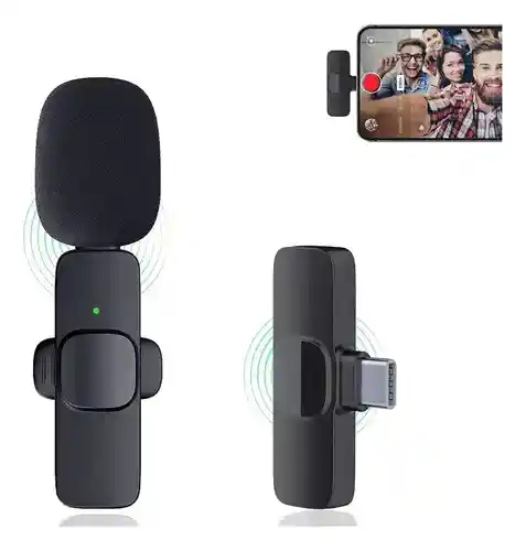 Micrófono K8 Inalámbrico Reducción De Ruido Tipo C -lightnig