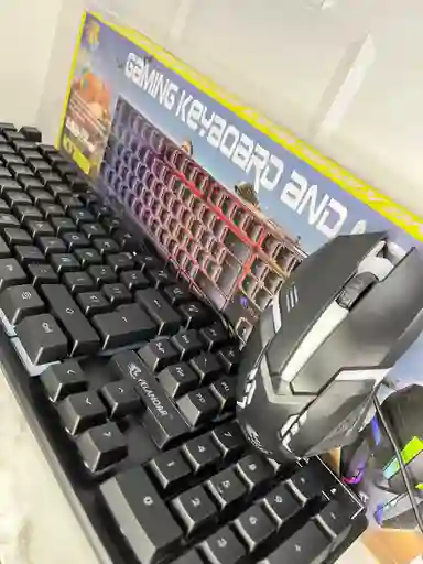 Combo Diadema Y Mouse Gamer Rgb