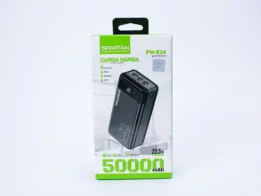Power Bank Spartan Pw-834 50000mah