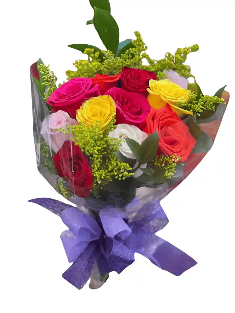 Ramillete Rosa Color Variado