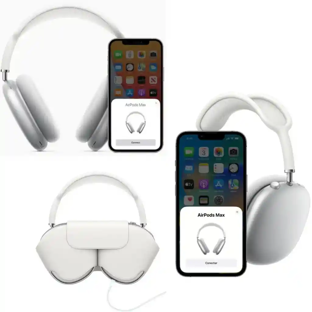 Diadema Airpods Max Azul Almohadillas Bluetooth Replica Original
